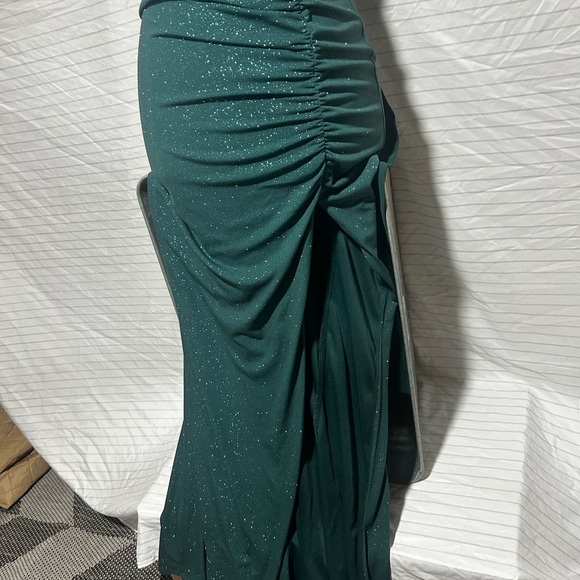 City Studio Sparkling Green Prom Dress - Picture 5 of 7